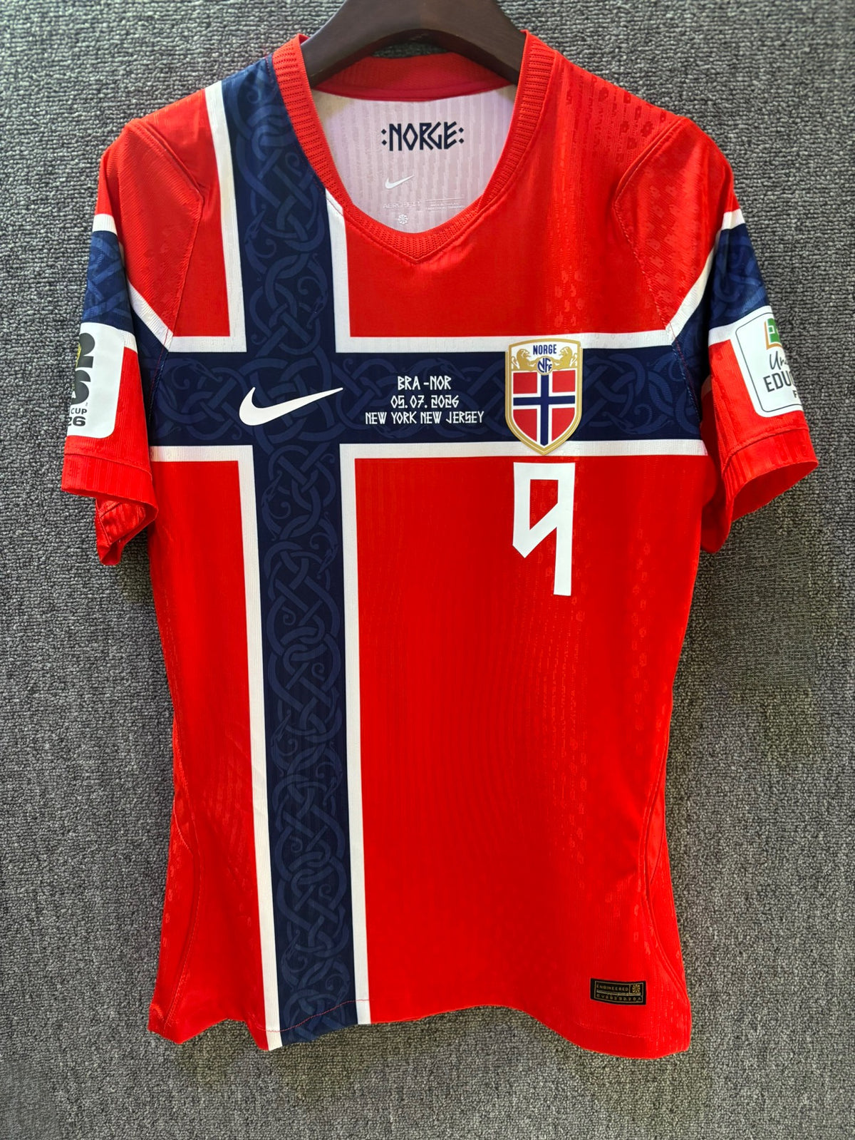 Norway Home 2026 Haaland 9 – Brazil vs. Norway